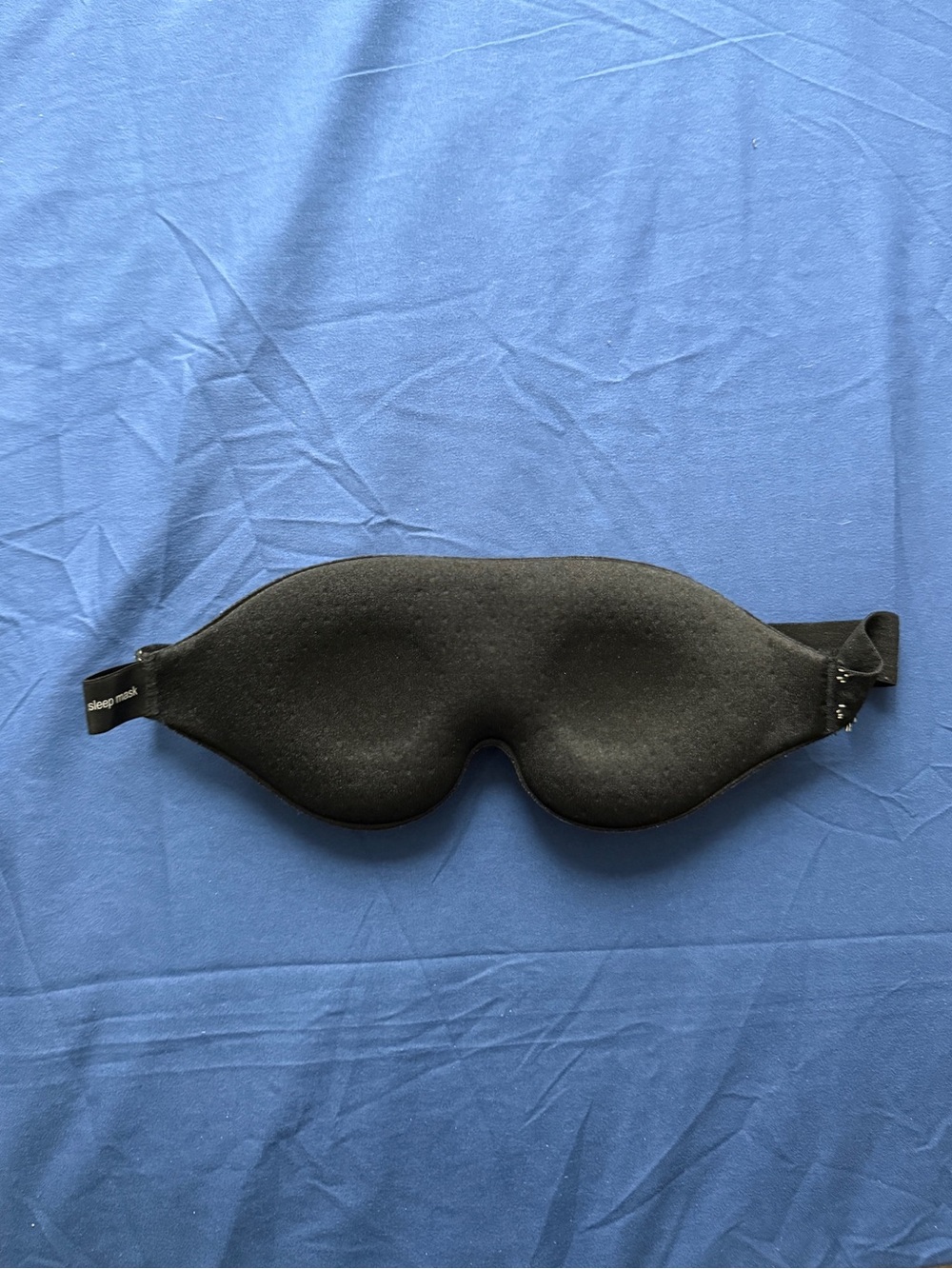 Contoured Black Sleep Mask